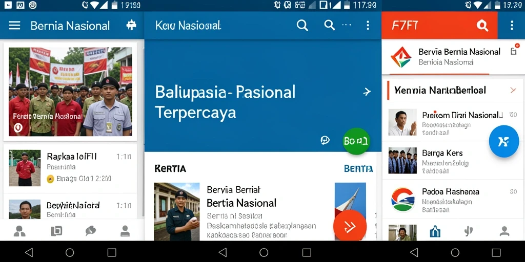 Tampilan antarmuka F7F7 yang menampilkan berita terkini.