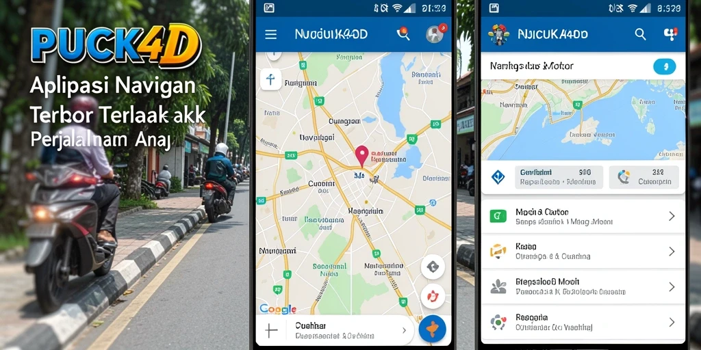 Antarmuka PUCUK4D dengan fitur navigasi motor yang intuitif.